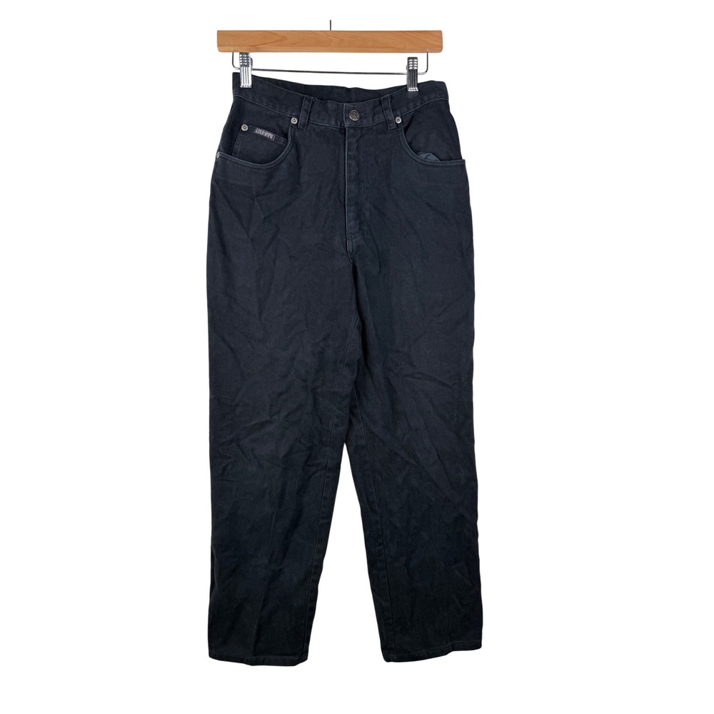 Lauren Ralph Lauren High Rise Straight Jeans size 8 Black